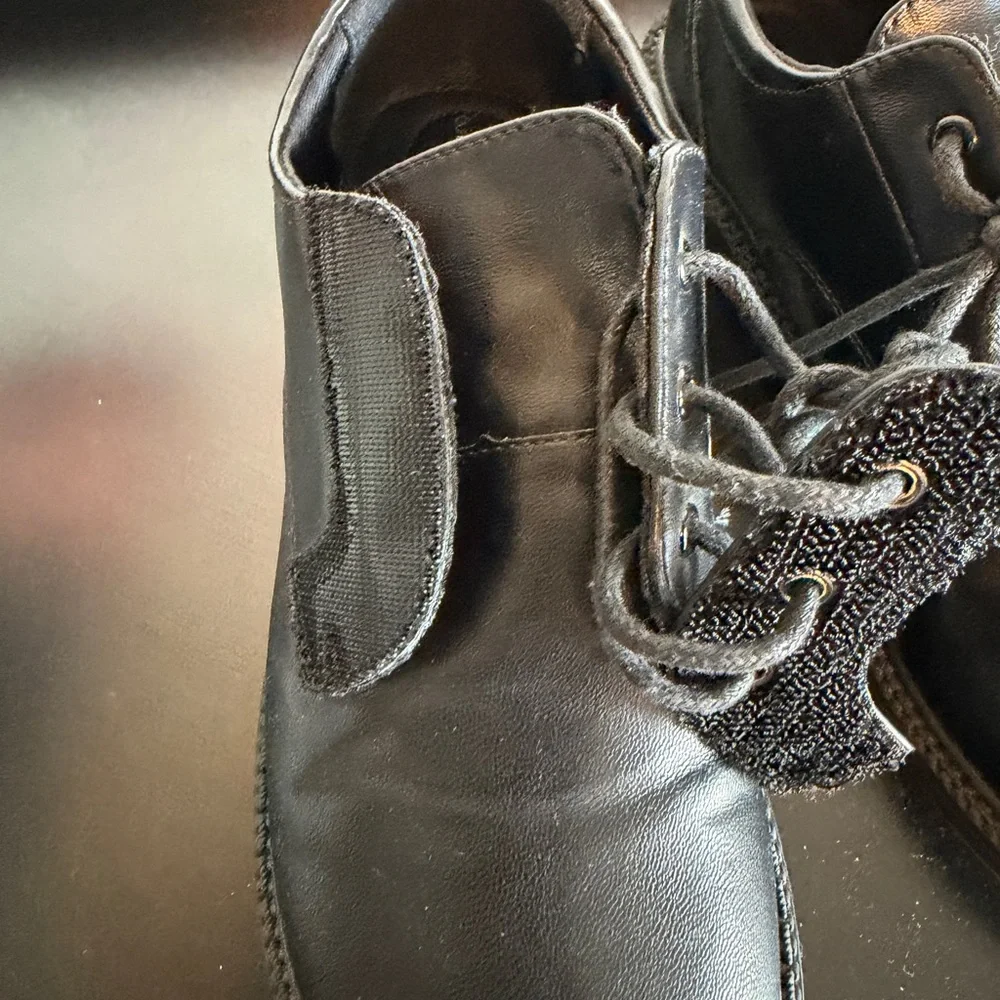 Elegant Black Kids Dress Shoes